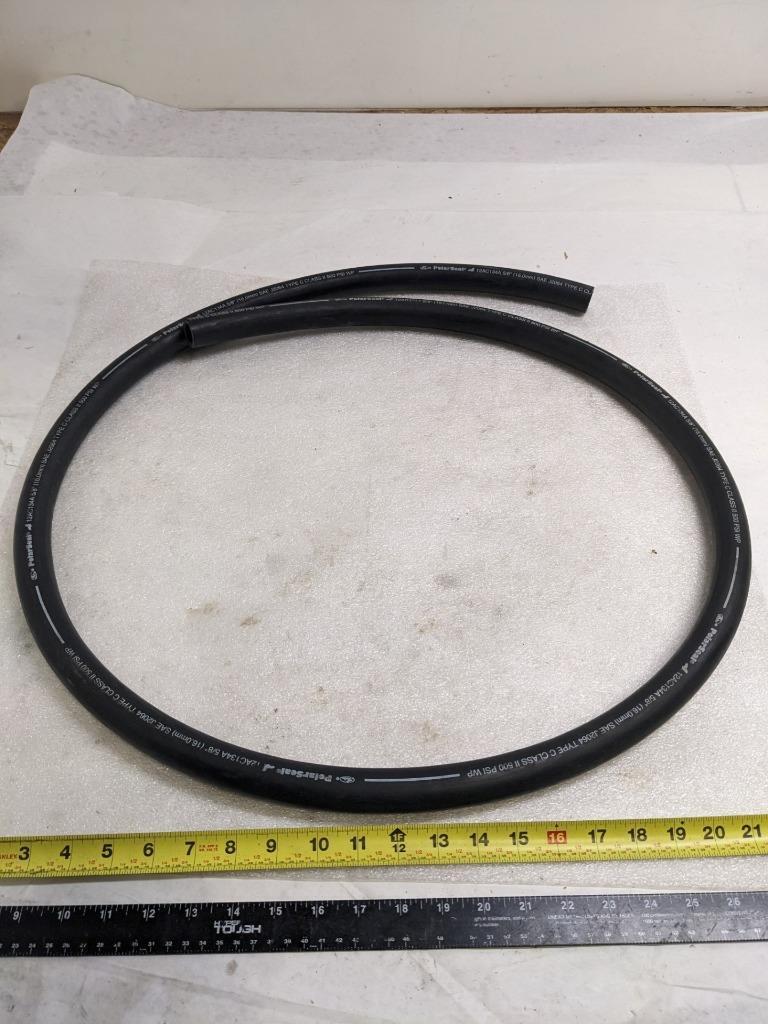 GATES 12AC134A POLARSEAL HYDRAULIC HOSE 7.16' OAL 5/8" ID NEW R3
