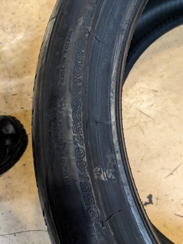 BRIDGESTONE POTENZA S007 P 255 40 20 101Y XL TIRE 007024 CQ1