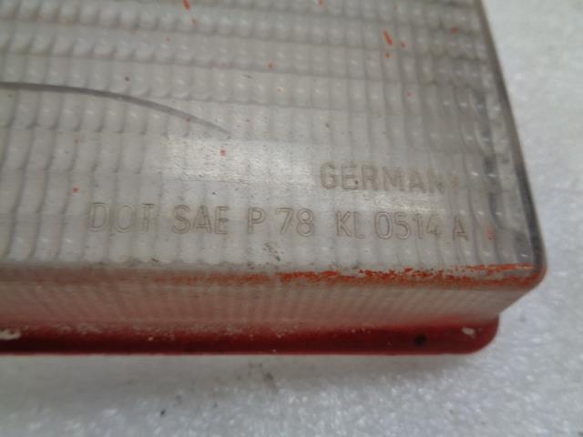 Bosch Porsche 928 Fog Light LENS ONLY 928 631 927 00 USED OEM BOSCH R25T3