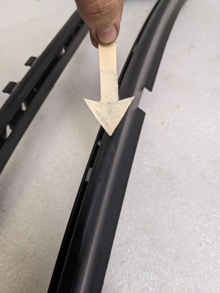 PORSCHE 99750554101 FRONT CENTER GRILLE FRAME FOR PORSCHE USED R24