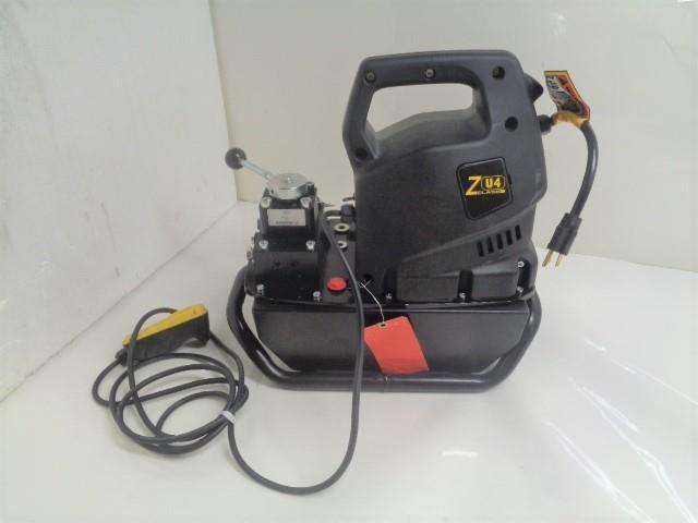 ENERPAC CAT ZU4408JB 350-7768 ELECTRIC HYDRAULIC PUMP 4/3 MANUAL VALVE 10K PSI