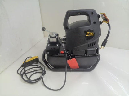 ENERPAC CAT ZU4408JB 350-7768 ELECTRIC HYDRAULIC PUMP 4/3 MANUAL VALVE 10K PSI
