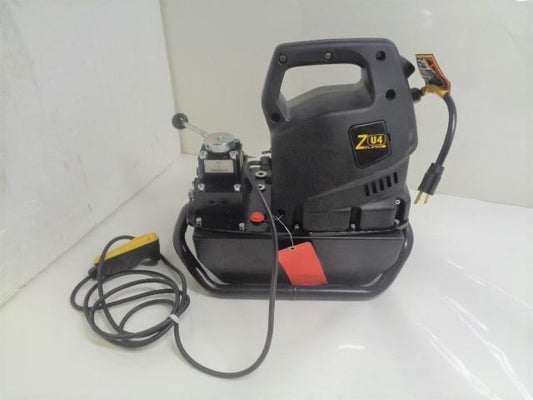 ENERPAC CAT ZU4408JB 350-7768 ELECTRIC HYDRAULIC PUMP 4/3 MANUAL VALVE 10K PSI