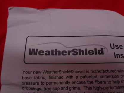 WEATHERSHIELD RED CAR COVER W/ CABLE LOCK FOR 2001-05 JAGUAR S TYPE SEDAN NEW SR
