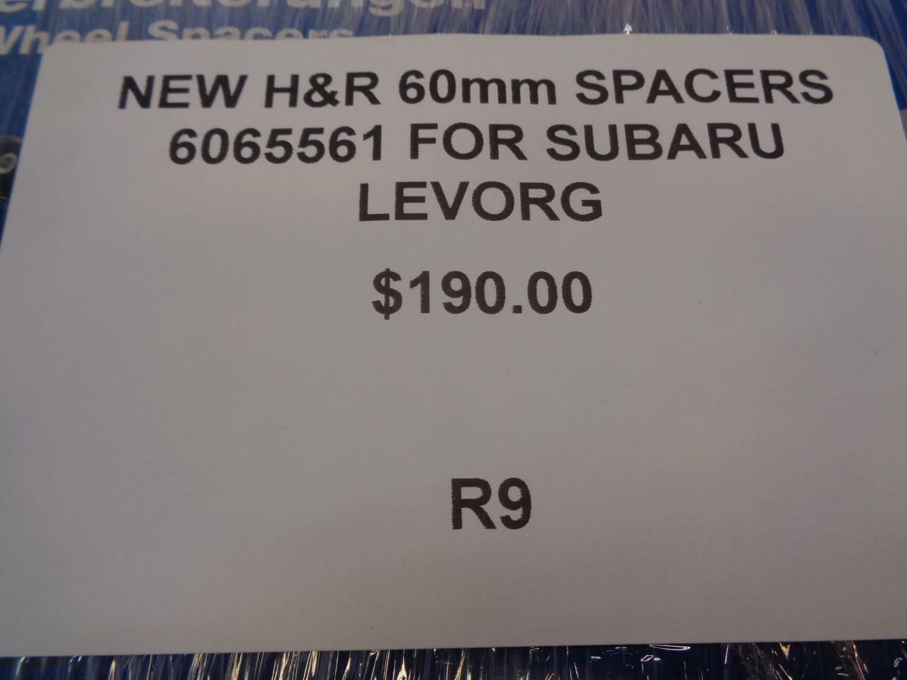 New H&R 60mm Spacers 6065561 For Subaru R9