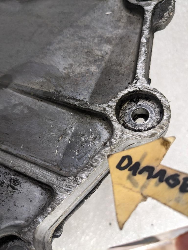 PORSCHE BOXSTER 987 05-08 ENGINE MOTOR OIL PAN/W PLATE 996107310CR USED 996B.G.L