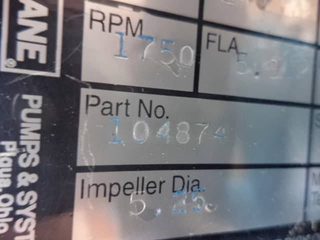 BARNES 104874 SE52 SUBMERSIBLE NON-CLOG SEWAGE PUMP NEW NEEDS PIECE J1