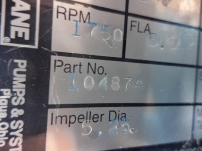 BARNES 104874 SE52 SUBMERSIBLE NON-CLOG SEWAGE PUMP NEW NEEDS PIECE J1