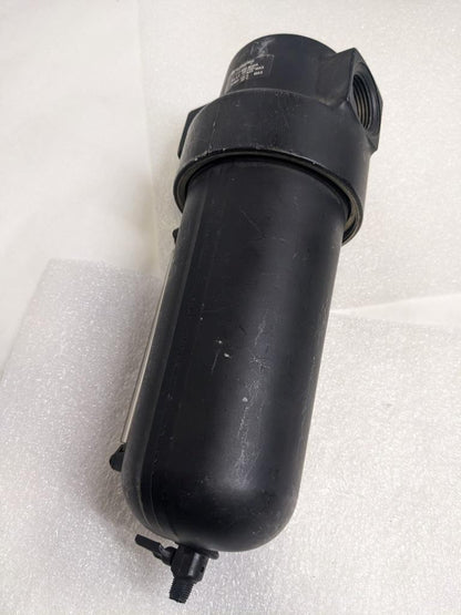 NORGREN GENERAL PURPOSE FILTER-MANUAL DRAIN- METAL BO-F17-800-M3DA USED R6