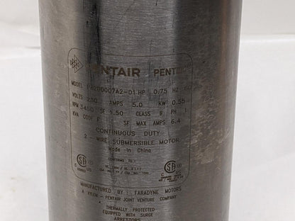 Berkeley B7P4MS07221-02 4" Submersible Pump MS Trimline Series7 GPM 3/4hp new J1