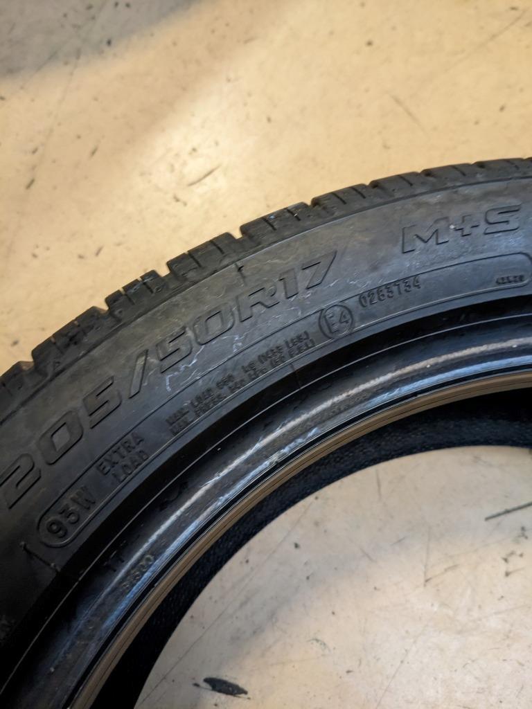 COOPER ZEON RS3-G1 P205 50 17 93W XL TIRE 90000025095 CQ2