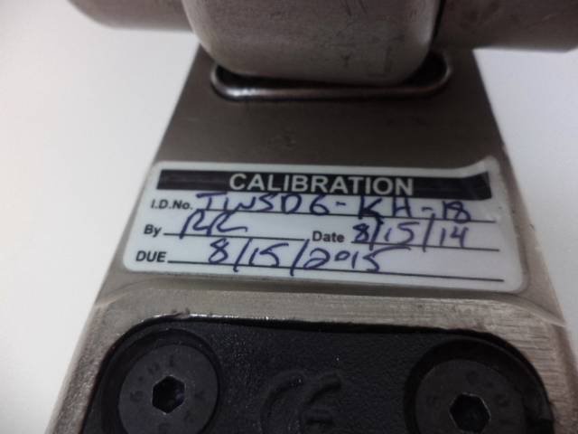 USED POWER TEAM TWSD6 1-1/2" TORQUE WRENCH SPX SERIES 6020 FT/LBS H2