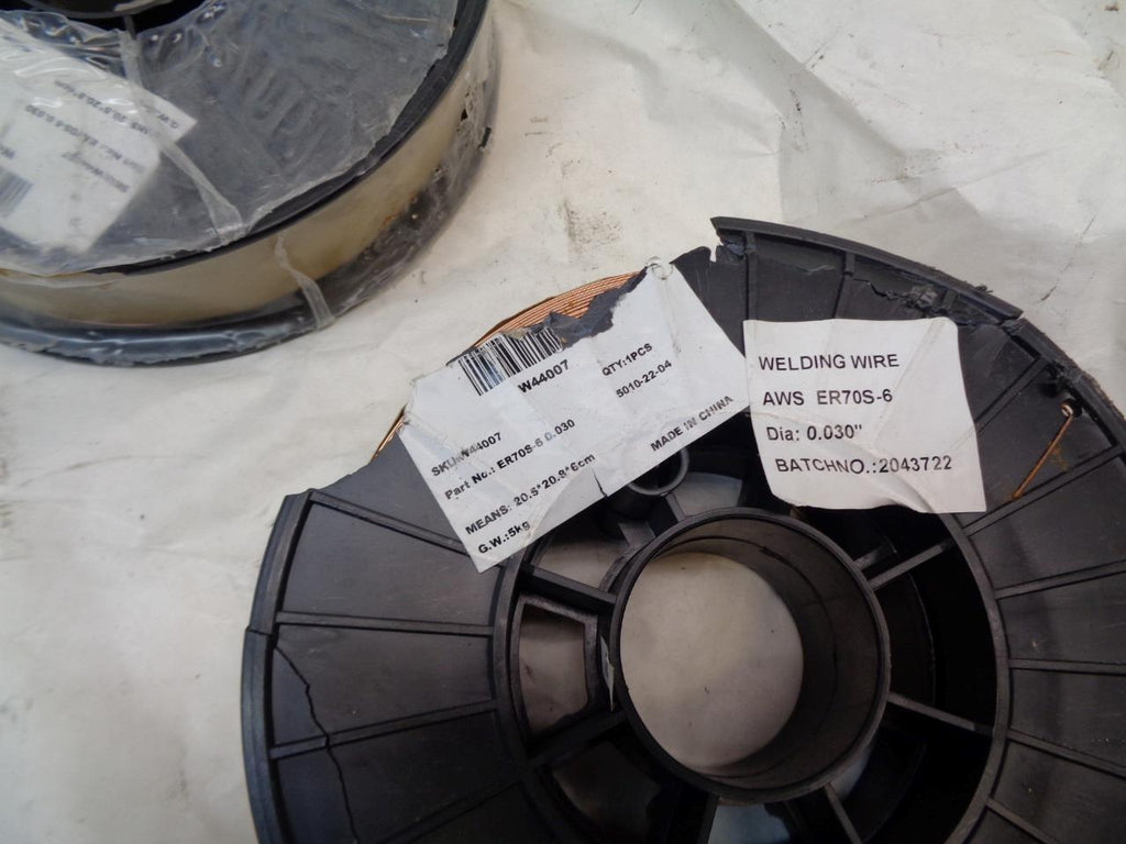 1 new UBRANDED SPOOL OF WELDING WIRE .030 INCH 11 LB SPOOL ER70S-6 R10