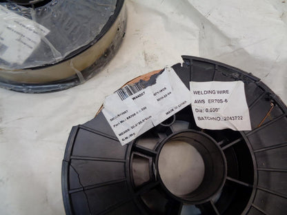 1 new UBRANDED SPOOL OF WELDING WIRE .030 INCH 11 LB SPOOL ER70S-6 R10