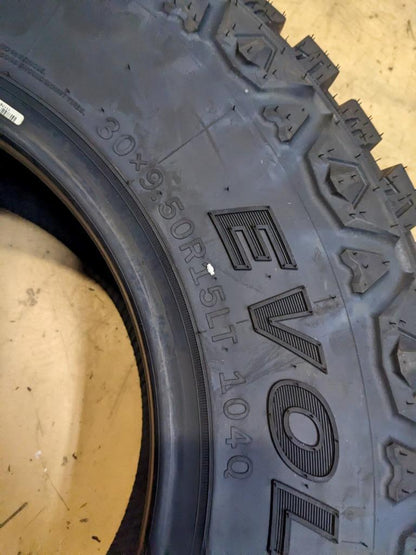 EVOLUXX  ROTATOR M/T BSW LT 30 9.5 15 104Q LRC 6PLY TIRE 221020957 CQ3