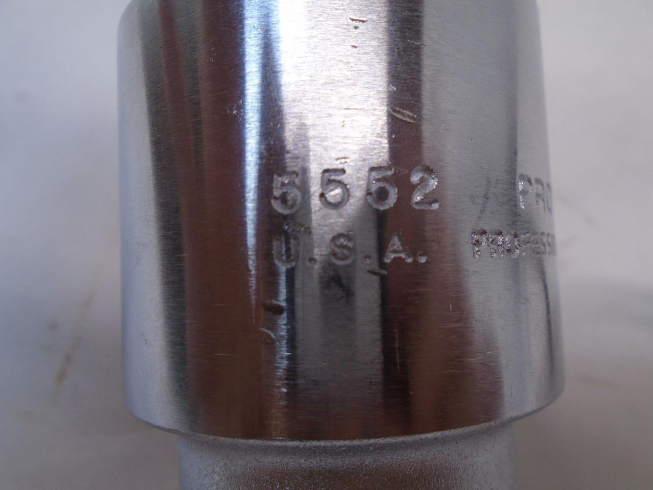 NEW STANLEY PROTO 3/4 IN. DR. SOCKET 1-5/8 IN. 12 PT. 5552 R22