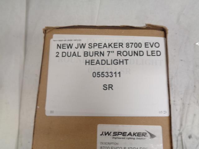 NEW JW SPEAKER 8700 EVO 2 DUAL BURN 7" ROUND LED HEADLIGHT 0553311 SR