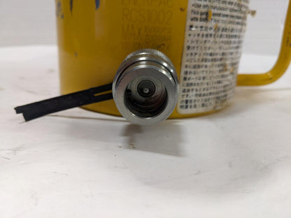 NEW ENERPAC RCS1002 100 TON CAPACITY LOW HEIGHT HYDRAULIC CYLINDER BSRG5