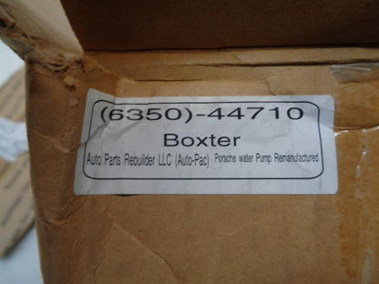 Porsche Boxster (986) Remanufactured Water Pump 996 106 011 57 NEW AUTO-PAC R24
