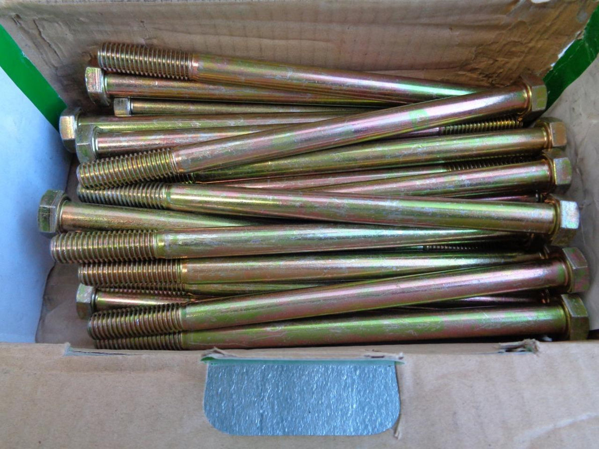 NEW PACK OF 25 HILLMAN 1/2-13 X 8 HEX CAP SCREWS 220277 R22
