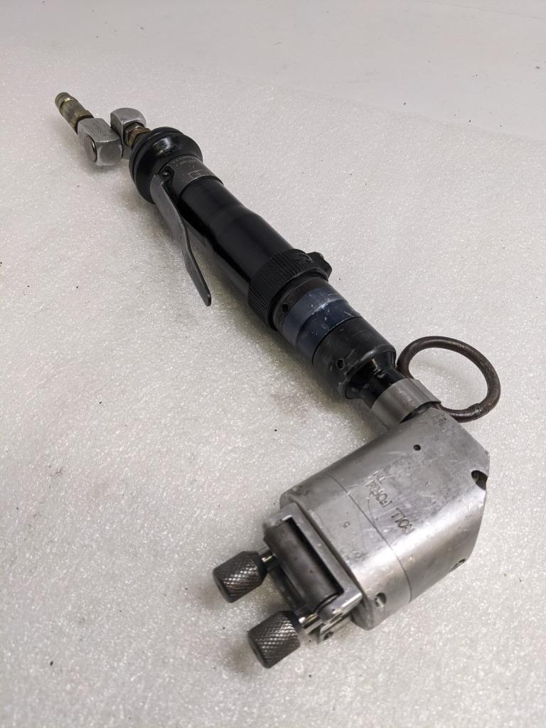 CLECO 24RAS13AM3 PNEAUMATIC ANGLE NUTRUNNER W/ GDX ROLL FORM HEAD USED R27