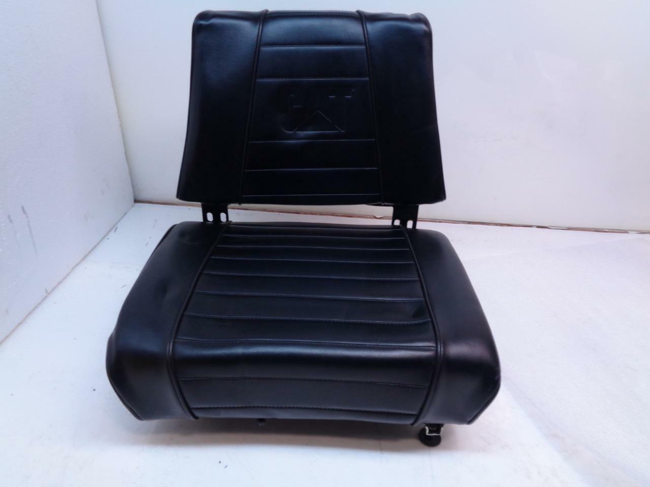 NEW GENUINE CAT INDUSTRIAL MULTI TERRAIN LOADER BLACK VINYL CUSHION SEAT SR
