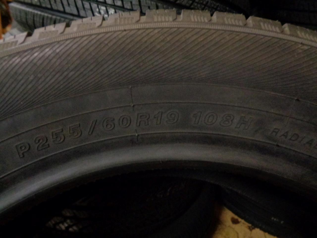 1 NEW YOKOHAMA YK-HTX 255 60 19 105H TIRE 05427