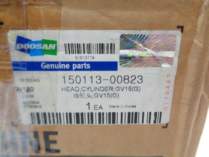 GENUINE DOOSAN FORKLIFT ENGINE CYLINDER HEAD GV15 (G) 150113-00823 R8