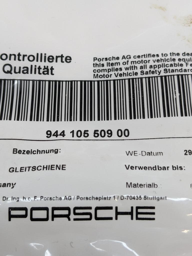 PORSCHE TIMING CHAIN RAIL/GUIDE 94410550900 NEW R21SPB