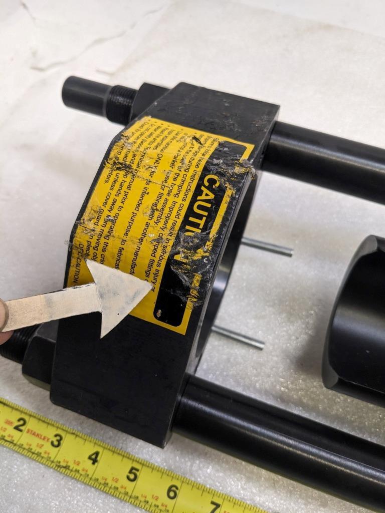 DAMAGED PARKER 82C-061L PORTABLE HYDRAULIC HOSE CRIMPING MACHINE NEW H1