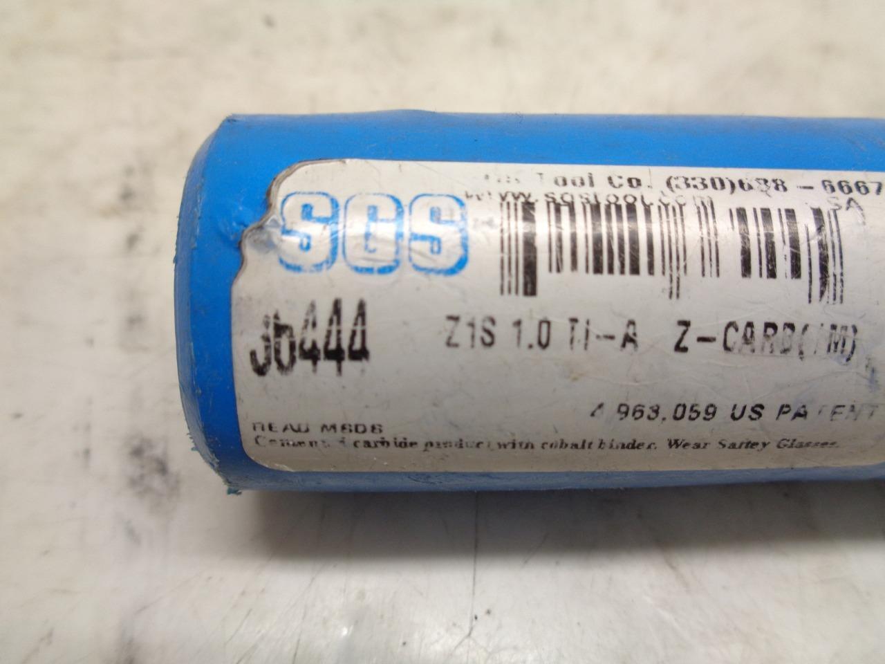 NEW SGS 36444 Z1 Z-CARBIDE HIGH PERFORMANCE END MILL 1"x1-1/2" 4 FLUTE R22T6BD