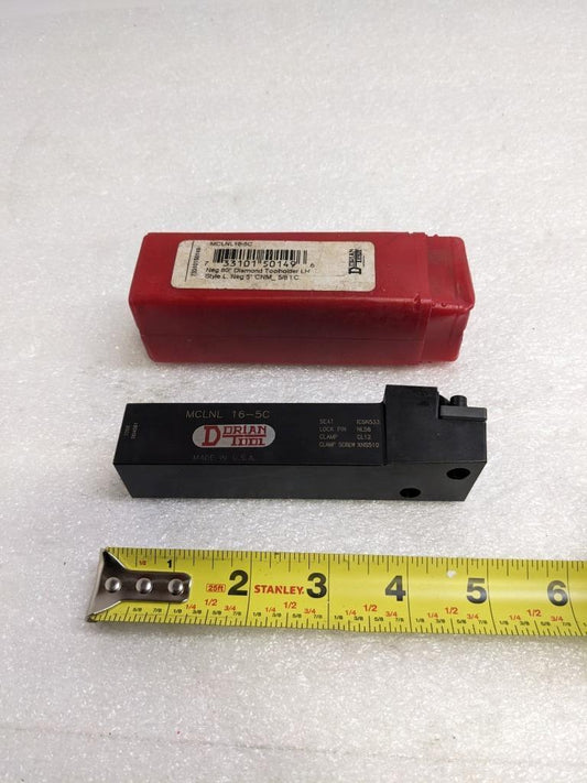 DORIAN TOOL 50149 LH TOOLHOLDER MCLNL-16-5C FOR CNM_543 INSERTS NEW R22T5