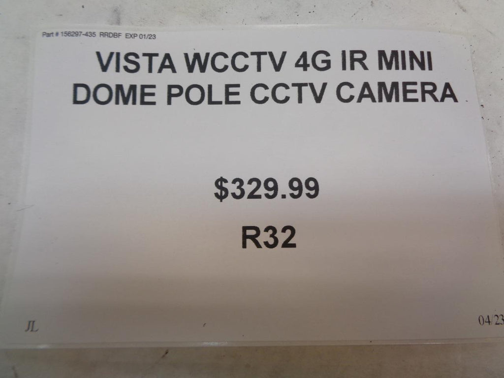 VISTA WCCTV 4G IR MINI DOME POLE CCTV CAMERA R32