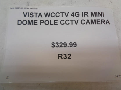 VISTA WCCTV 4G IR MINI DOME POLE CCTV CAMERA R32