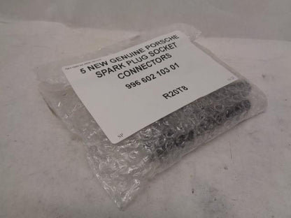 5 NEW GENUINE PORSCHE SPARK PLUG SOCKET CONNECTORS 996 602 103 01 R20T8