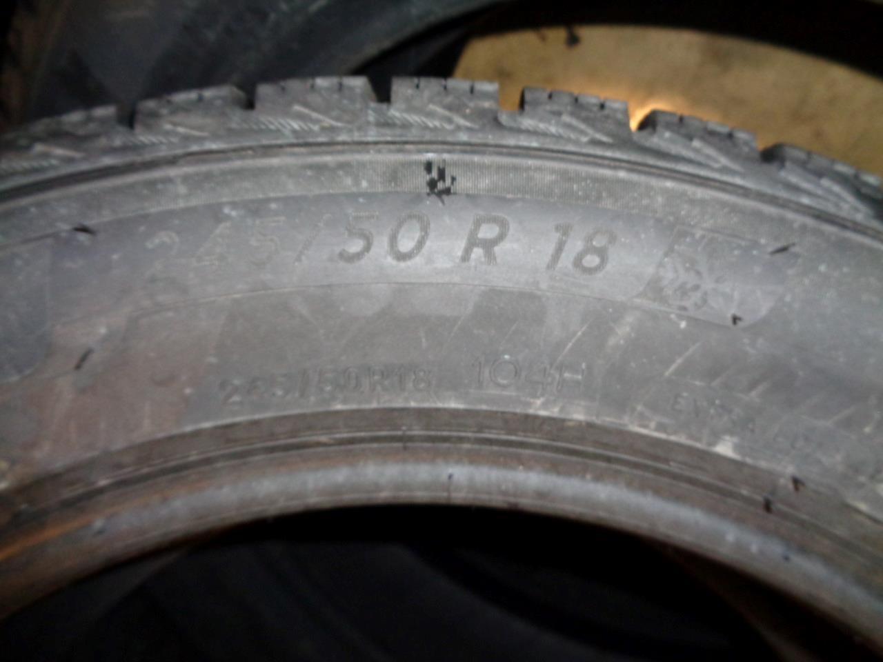 1 MICHELIN X-ICE SNOW P 245 50 18 104H XL TIRE 07385