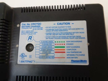 THOMAS & BETTS BATTERY OPERATED HYDRAULIC CRIMPING TOOL W/ 2 BATT. TBM15BSCR SR