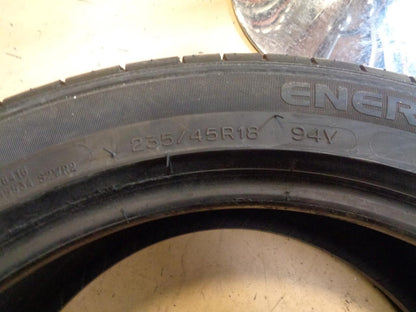1 USED OS TIRE MICHELIN ENERGY SAVER 235 45 18 94V SL 64561