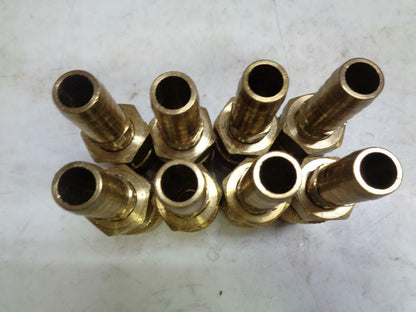 1 NEW PACK OF 8 PARKER PPE 300 SERIES BRASS HOSE QUICK GAS COUPLERS R10TD