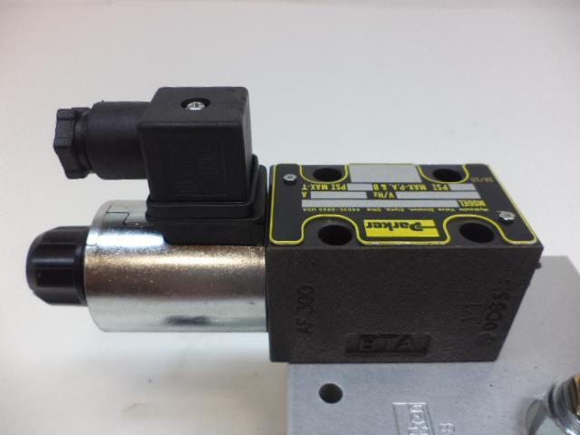 NEW PARKER D1VW008ENJPS4 HYDRAULIC DIRECTIONAL VALVE MANIFOLD R34T1