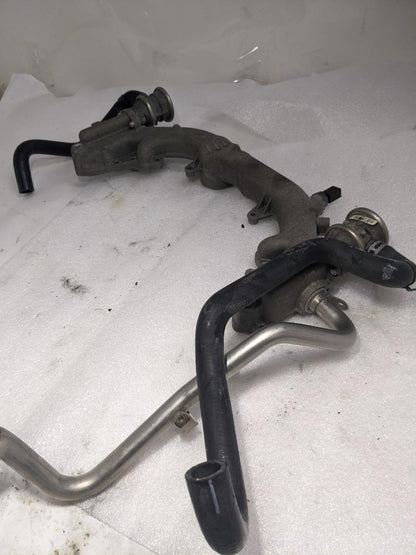 PORSCHE CAYENNE 4.5L VALVE HOUSING WITH PIPES MOUNTED 9481061514R USED R25
