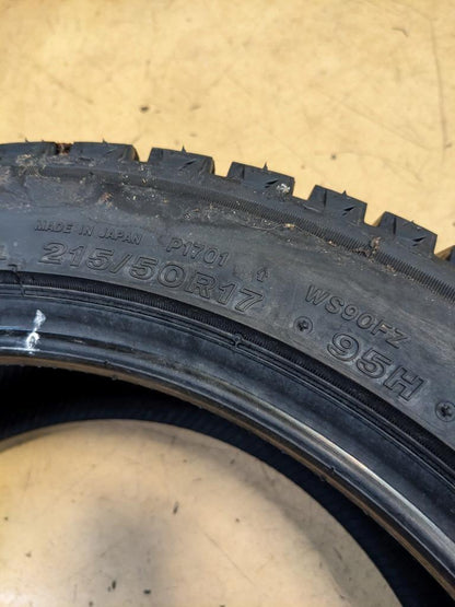 BRIDGESTONE BLIZZAK WS90 P 215 50 17 95H SL TIRE 001128 CQ1