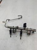 2014-18 PORSCHE MACAN PANAMERA LEFT FUEL RAIL W/INJECTORS 94611011800 USED R23