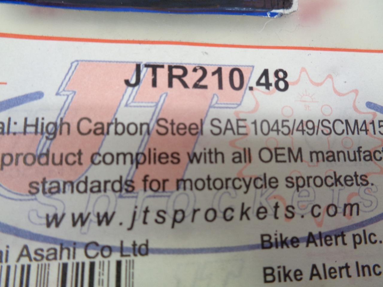 JTR210.48 MOTORCYCLE REAR SPROCKET NEW R15T3