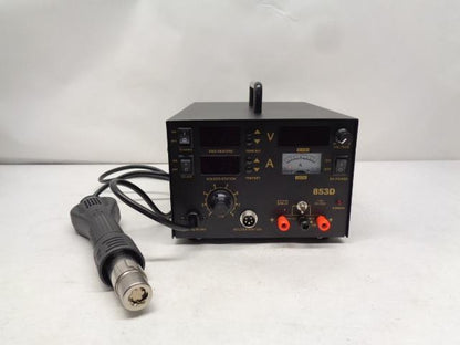 853D 3-IN-1 MULTI-FUNCTION SOLDERING IRON HOT AIR GUN AND DC SUPPLY R29