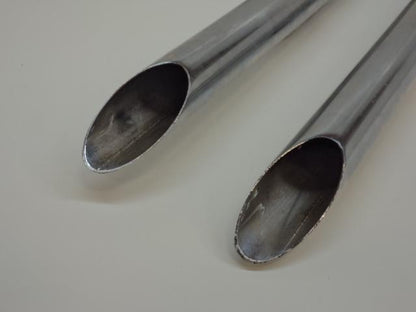 2 NEW CHROME 2" DRAG PIPE EXHAUSTS FOR HARLEY FXST 84-99 AND FX 84-85 R16