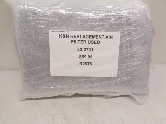 K&N REPLACEMENT AIR FILTER USED 33-2731 R25T5