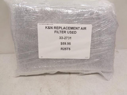 K&N REPLACEMENT AIR FILTER USED 33-2731 R25T5