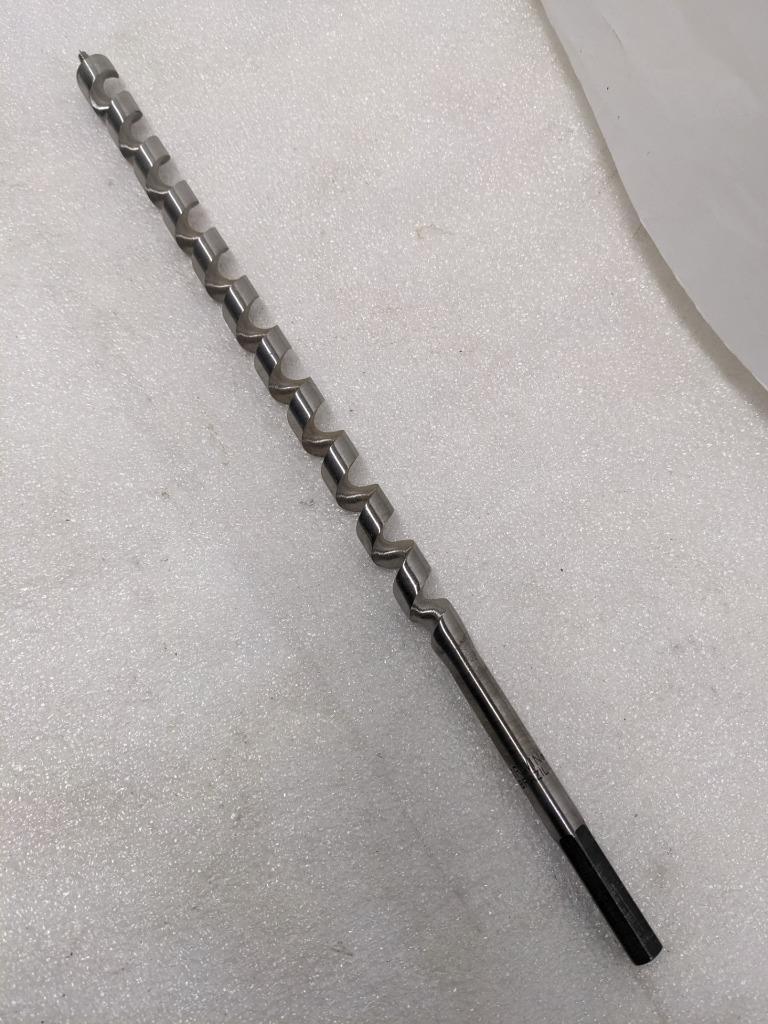 IRWIN 47412 SPEEDBOR SHIP AUGER BIT WITH AUGER FILE 3/4" X 17" 3-PACK NEW R22T7