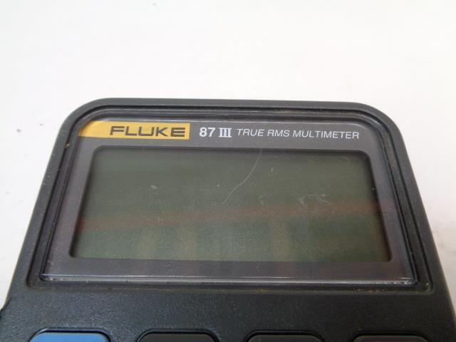 USED FLUKE 87 III TRUE RMS MULTIMETER 1000V-AC TEST EQUIPMENT R6
